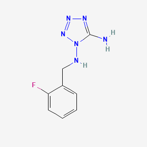 N~1~-(2-fluorobenzyl)-1H-tetrazole-1,5-diamine