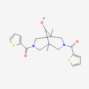 1,5-dimethyl-3,7-bis(2-thienylcarbonyl)-3,7-diazabicyclo[3.3.1]nonan-9-ol