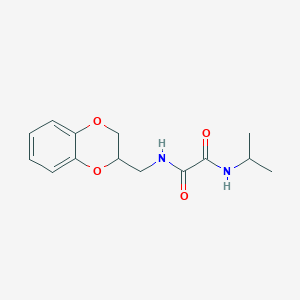 N-(2,3-dihydro-1,4-benzodioxin-2-ylmethyl)-N'-isopropylethanediamide