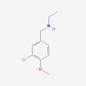 molecular formula C10H14ClNO B4453681 (3-chloro-4-methoxybenzyl)ethylamine 