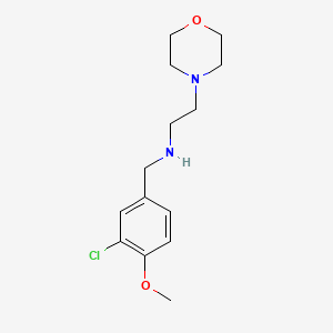 (3-chloro-4-methoxybenzyl)[2-(4-morpholinyl)ethyl]amine