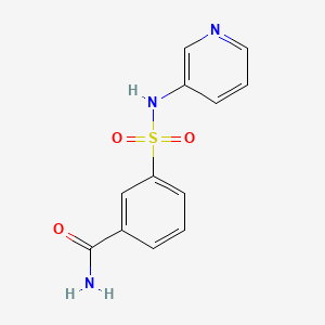 3-[(3-pyridinylamino)sulfonyl]benzamide