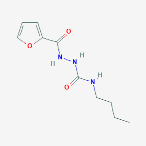 molecular formula C10H15N3O3 B445377 N-butyl-2-(2-furoyl)hydrazinecarboxamide 