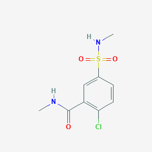 2-chloro-N-methyl-5-[(methylamino)sulfonyl]benzamide