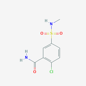 2-chloro-5-[(methylamino)sulfonyl]benzamide