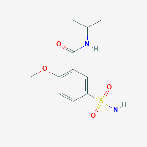 N-isopropyl-2-methoxy-5-[(methylamino)sulfonyl]benzamide