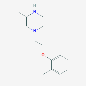 3-methyl-1-[2-(2-methylphenoxy)ethyl]piperazine