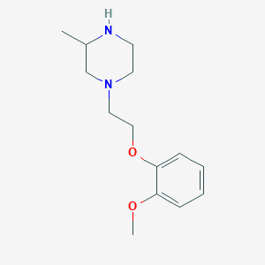 1-[2-(2-methoxyphenoxy)ethyl]-3-methylpiperazine