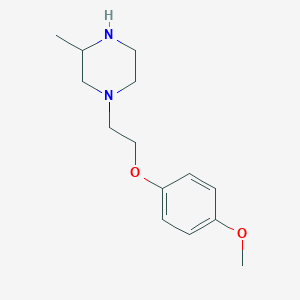 1-[2-(4-methoxyphenoxy)ethyl]-3-methylpiperazine