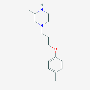 3-methyl-1-[3-(4-methylphenoxy)propyl]piperazine