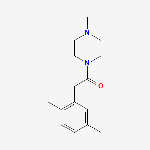 1-[(2,5-dimethylphenyl)acetyl]-4-methylpiperazine