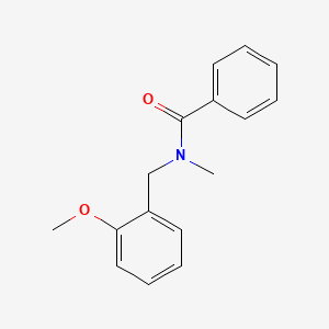 molecular formula C16H17NO2 B4453957 N-(2-methoxybenzyl)-N-methylbenzamide 