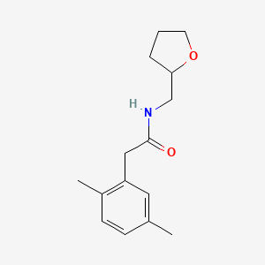 2-(2,5-dimethylphenyl)-N-(tetrahydro-2-furanylmethyl)acetamide