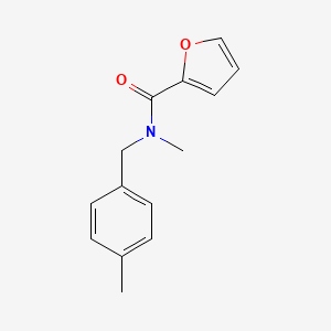 N-methyl-N-(4-methylbenzyl)-2-furamide