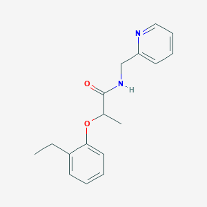 2-(2-ethylphenoxy)-N-(2-pyridinylmethyl)propanamide