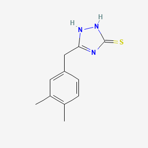 molecular formula C11H13N3S B4454040 5-(3,4-dimethylbenzyl)-4H-1,2,4-triazole-3-thiol 