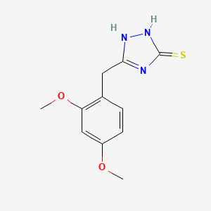 molecular formula C11H13N3O2S B4454043 5-(2,4-dimethoxybenzyl)-4H-1,2,4-triazole-3-thiol 