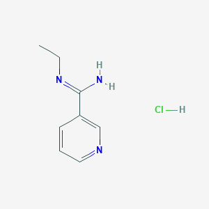 N-ethyl-3-pyridinecarboximidamide hydrochloride