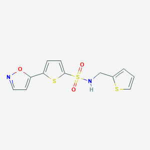 5-(1,2-OXAZOL-5-YL)-N-[(THIOPHEN-2-YL)METHYL]THIOPHENE-2-SULFONAMIDE