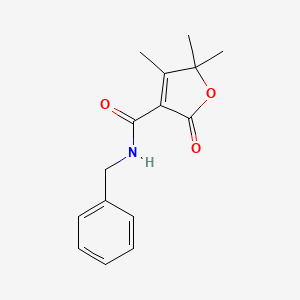 N-benzyl-4,5,5-trimethyl-2-oxo-2,5-dihydro-3-furancarboxamide