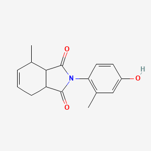 2-(4-hydroxy-2-methylphenyl)-4-methyl-3a,4,7,7a-tetrahydro-1H-isoindole-1,3(2H)-dione