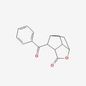 9-benzoyl-4-oxatricyclo[4.2.1.0~3,7~]nonan-5-one