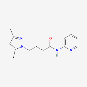 4-(3,5-dimethylpyrazol-1-yl)-N-pyridin-2-ylbutanamide