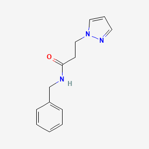 N-benzyl-3-(1H-pyrazol-1-yl)propanamide