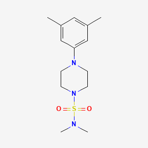 4-(3,5-dimethylphenyl)-N,N-dimethyl-1-piperazinesulfonamide