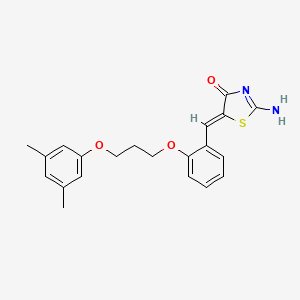 5-{2-[3-(3,5-dimethylphenoxy)propoxy]benzylidene}-2-imino-1,3-thiazolidin-4-one