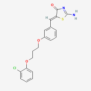 5-{3-[3-(2-chlorophenoxy)propoxy]benzylidene}-2-imino-1,3-thiazolidin-4-one