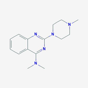 N,N-dimethyl-2-(4-methyl-1-piperazinyl)-4-quinazolinamine