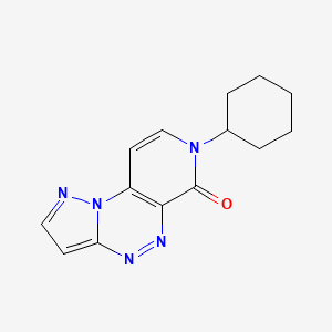 7-cyclohexylpyrazolo[5,1-c]pyrido[4,3-e][1,2,4]triazin-6(7H)-one