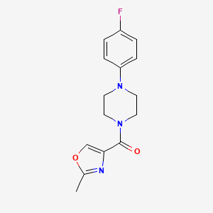 1-(4-fluorophenyl)-4-[(2-methyl-1,3-oxazol-4-yl)carbonyl]piperazine