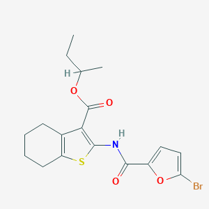 Sec-butyl 2-[(5-bromo-2-furoyl)amino]-4,5,6,7-tetrahydro-1-benzothiophene-3-carboxylate