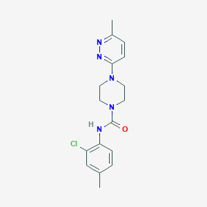 N-(2-chloro-4-methylphenyl)-4-(6-methyl-3-pyridazinyl)-1-piperazinecarboxamide