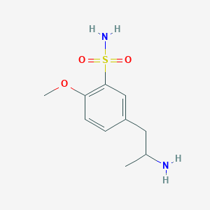 molecular formula C10H16N2O3S B044550 5-(2-氨基丙基)-2-甲氧基苯磺酰胺 CAS No. 112244-38-9
