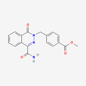 METHYL 4-[(4-CARBAMOYL-1-OXO-1,2-DIHYDROPHTHALAZIN-2-YL)METHYL]BENZOATE