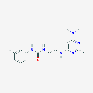 N-(2-{[6-(dimethylamino)-2-methyl-4-pyrimidinyl]amino}ethyl)-N'-(2,3-dimethylphenyl)urea