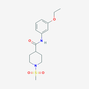 N-(3-ethoxyphenyl)-1-(methylsulfonyl)-4-piperidinecarboxamide