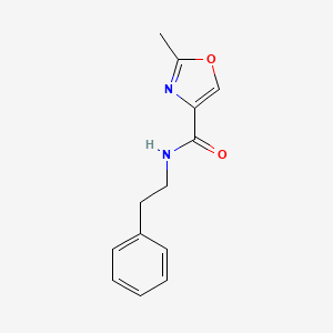 2-methyl-N-(2-phenylethyl)-1,3-oxazole-4-carboxamide