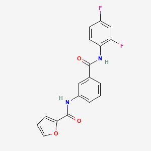 N-(3-{[(2,4-difluorophenyl)amino]carbonyl}phenyl)-2-furamide