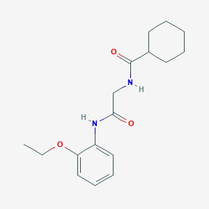 N-{2-[(2-ethoxyphenyl)amino]-2-oxoethyl}cyclohexanecarboxamide