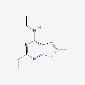 N,2-diethyl-6-methylthieno[2,3-d]pyrimidin-4-amine