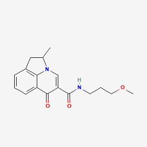 N-(3-methoxypropyl)-2-methyl-6-oxo-1,2-dihydro-6H-pyrrolo[3,2,1-ij]quinoline-5-carboxamide