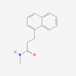 molecular formula C14H15NO B4455408 N-methyl-3-(1-naphthyl)propanamide 