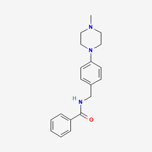 N-[4-(4-methyl-1-piperazinyl)benzyl]benzamide