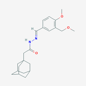 2-(1-adamantyl)-N'-[4-methoxy-3-(methoxymethyl)benzylidene]acetohydrazide