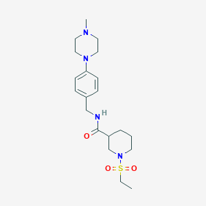 1-(ethylsulfonyl)-N-[4-(4-methyl-1-piperazinyl)benzyl]-3-piperidinecarboxamide