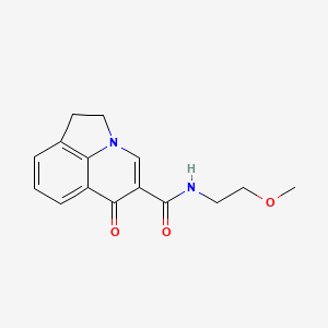 N-(2-methoxyethyl)-6-oxo-1,2-dihydro-6H-pyrrolo[3,2,1-ij]quinoline-5-carboxamide